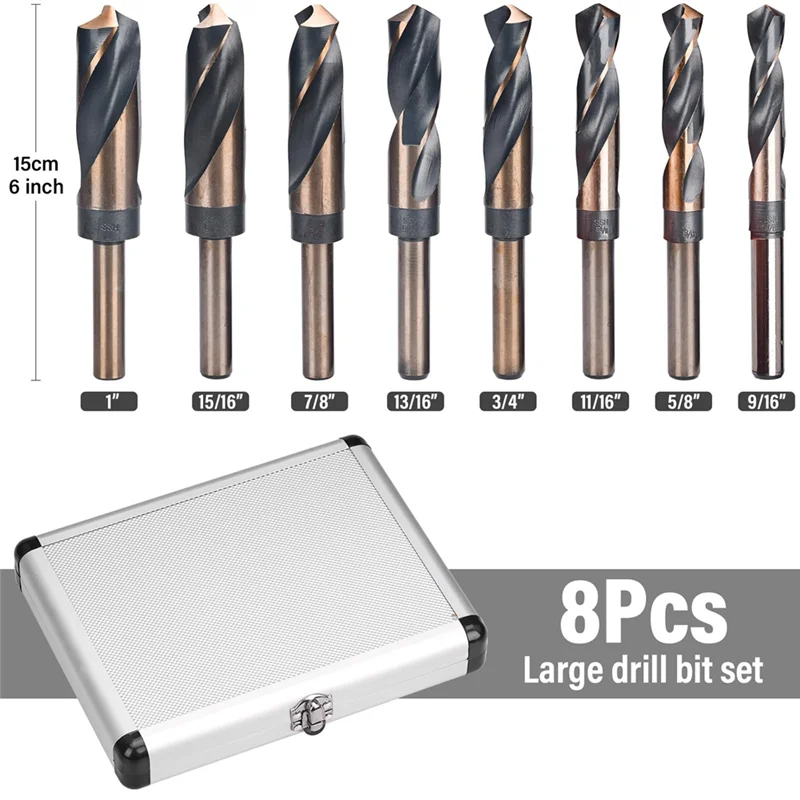 j1ul1n-–-jeu-de-forets-a-tige-reduite-8-pieces-jeu-de-forets-au-cobalt-tige-de-1-2-pouces-de-diametre-tailles-9-16-pouces-a-1-pouce