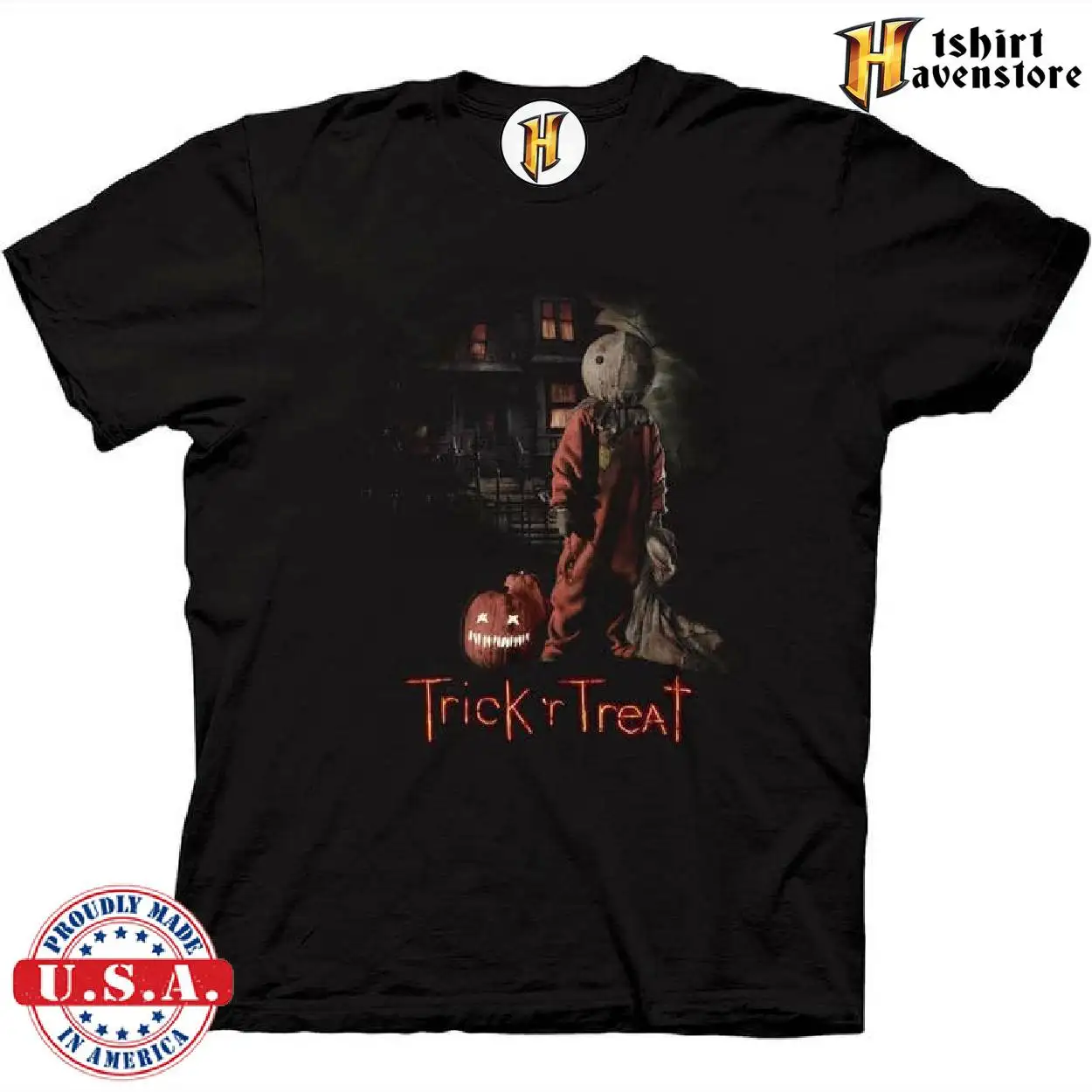 

Trick'r Treat Sam In Front Of House Unisex T-Shirt