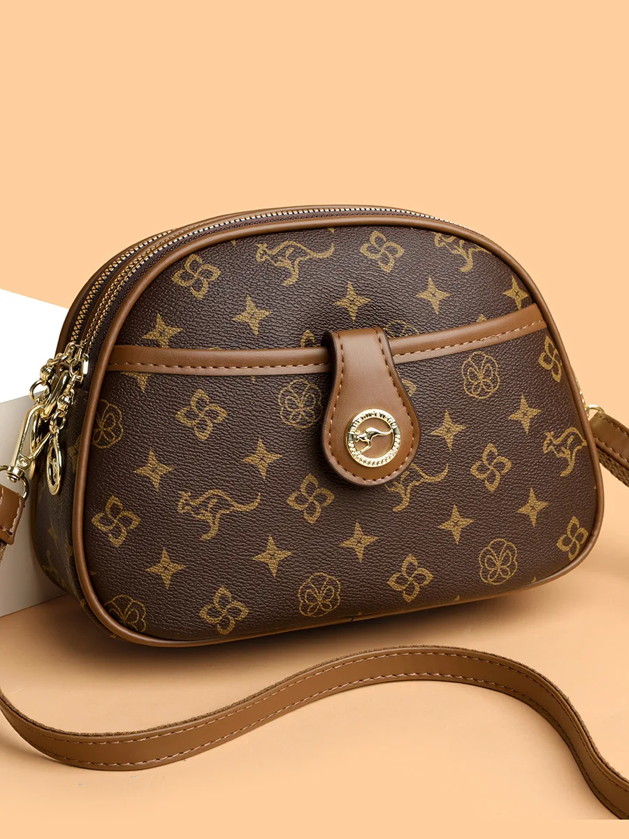 Women's minimalist small handbag 2026 new model mobile phone bag with multiple compartments, casual bag for middle-aged mothers,