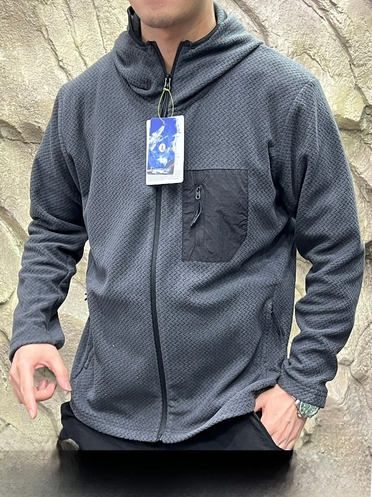 Mole sex de Lã Tricotada com Estampa de Abacaxi para Uso Externo, Respirável, Estilo Casual, Caimento Padrão, Manga Lo...