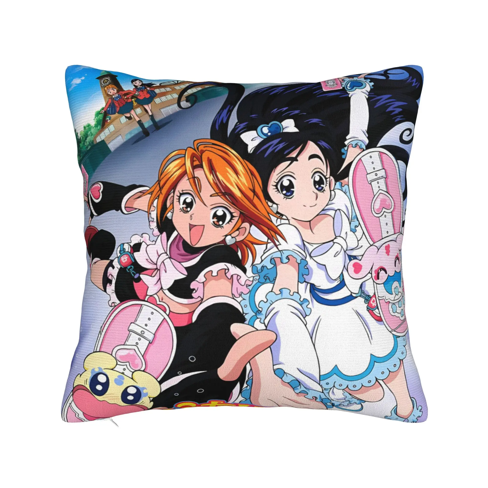 Pretty Cure Pillow Case  Fashion Pillow Cover Comfy Pillowcases For Sofa Home Decoration