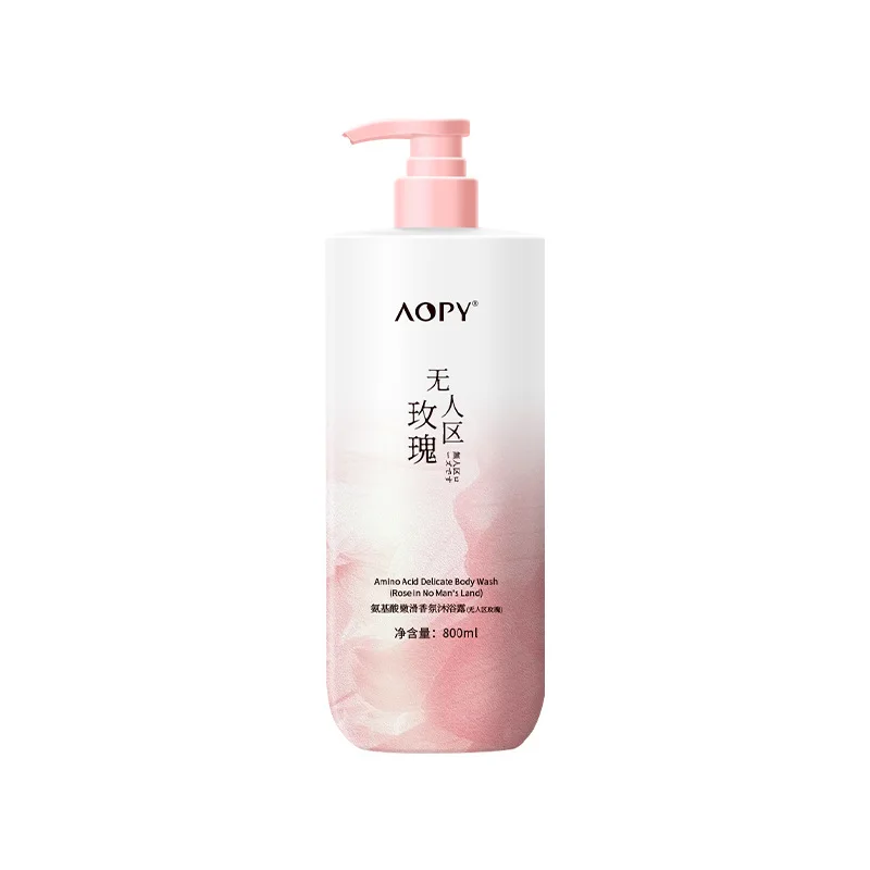 800ml Amino Acid Smooth Fragrance Body Wash Rose Fragrance Refreshing Clean Fragrance Lasting Large Capacity Body Wash