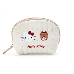 Anime Sanrio Storage Bag for Women Cartoon Hello Kitty Melody Portable Travel Cosmetic Bag Kuromi Cartoon Sanitary Napkin Bag