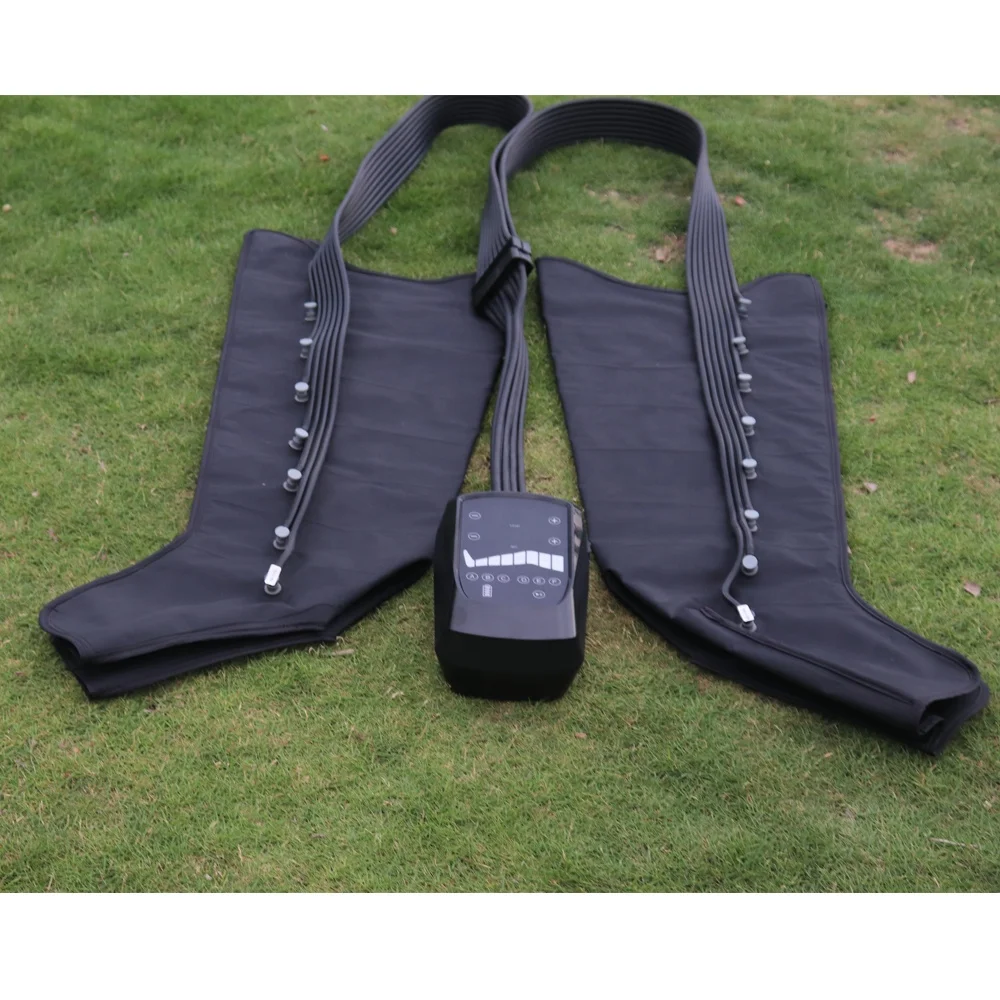 Portable Sports Recovery Boots Compression Therapy Massage Leg Massager with Rechargeable Battery for Athletes Recovery Anywhere