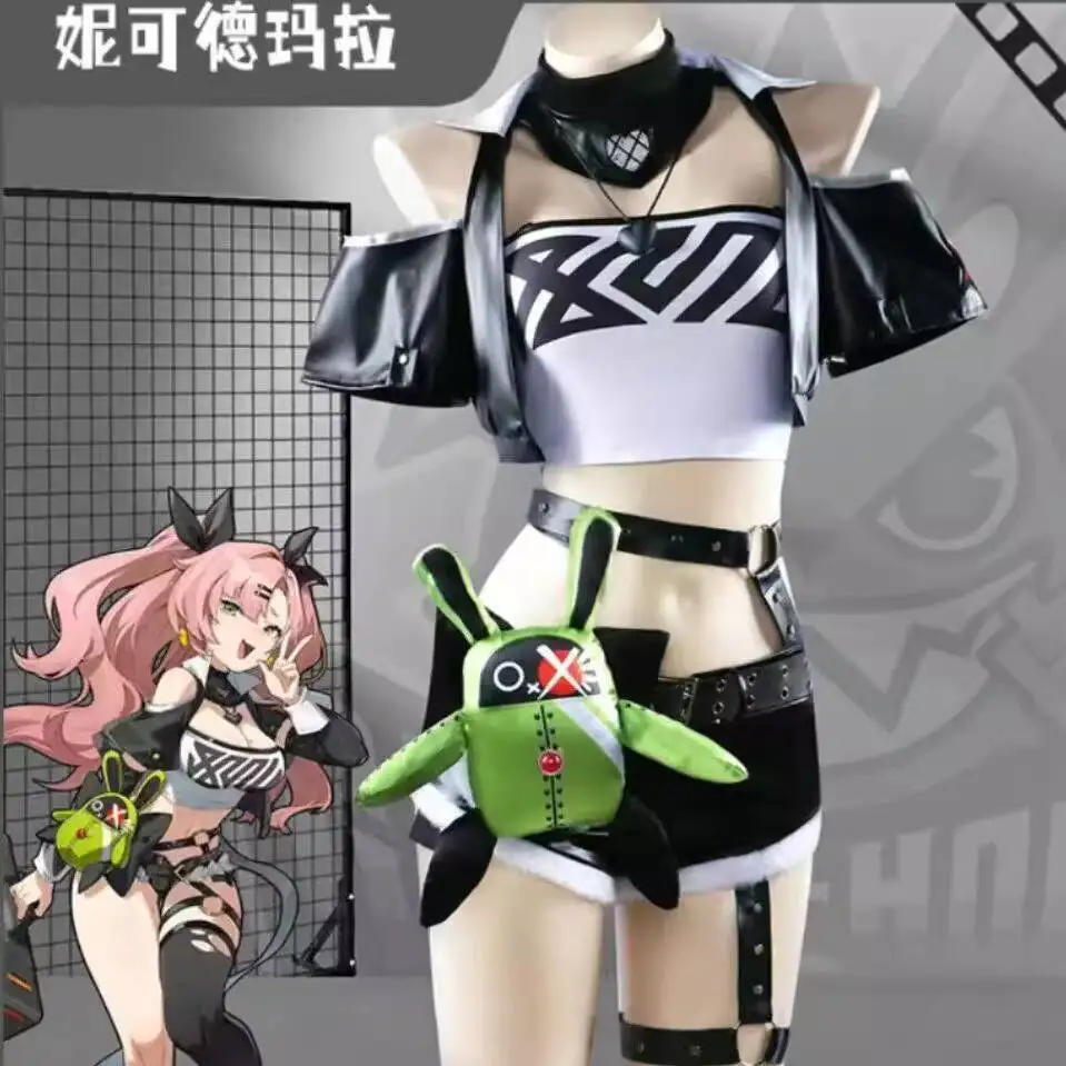 

Zero Zone Cosplay Costume Nicole De Mala Cosplay Costume The Rabbit House Anime Game Two-Dimensional Cosplay Costume Women's
