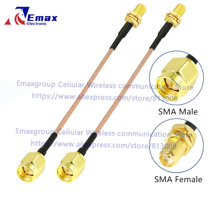 

2 шт./лот, удлинительный кабель SMA Male to SMA Female, 10-100 см, косичка кабеля RG316 для беспроводного маршрутизатора, модуль LTE 4G 5G, сетевая плата
