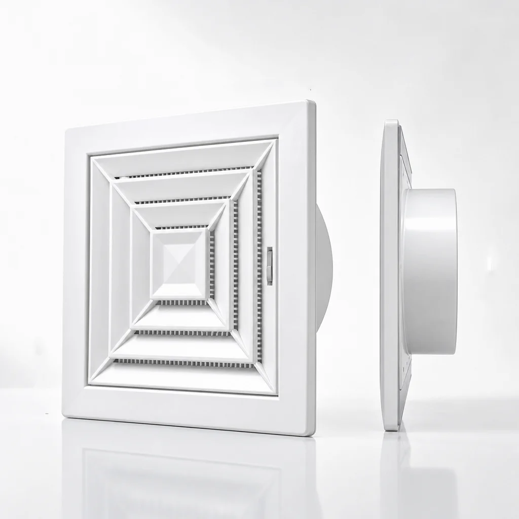 New ABS Adjustable Air Outlet Wall/Ceiling Vents Ducts Ventilation Grille Covers Plastic Air Outlets Heating and Cooling Systems