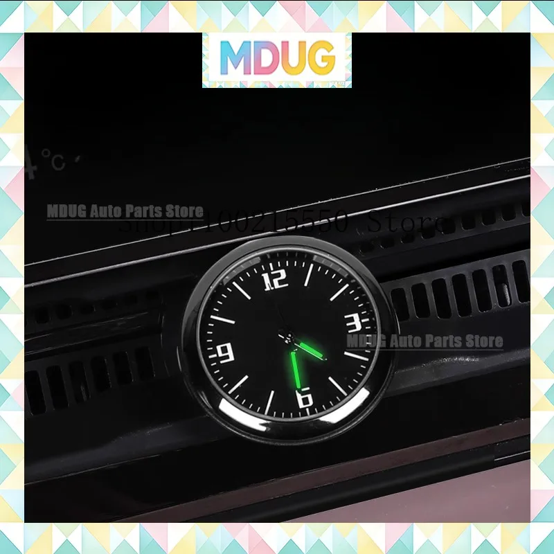 MDUG For Denza Z9GT 2025 2026 Accessories Car Clock Central Control Air conditioning outlet cover Quartz watch Interior luxury