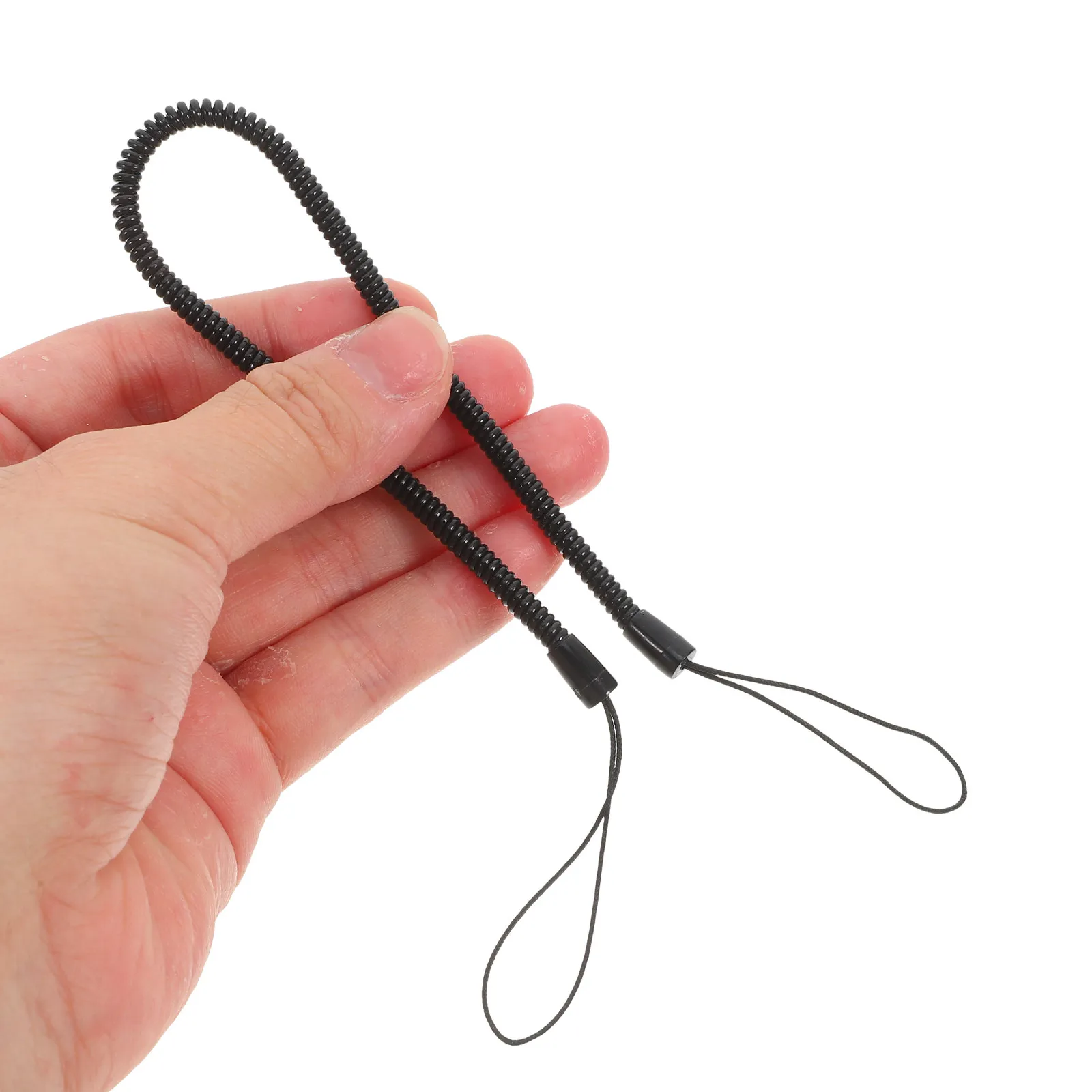 

10Pcs Handwriting Pen Anti-Lost Strap Coiled Plastic Spring Retractable Stylus Cord Lanyard for Touchscreen Tablet