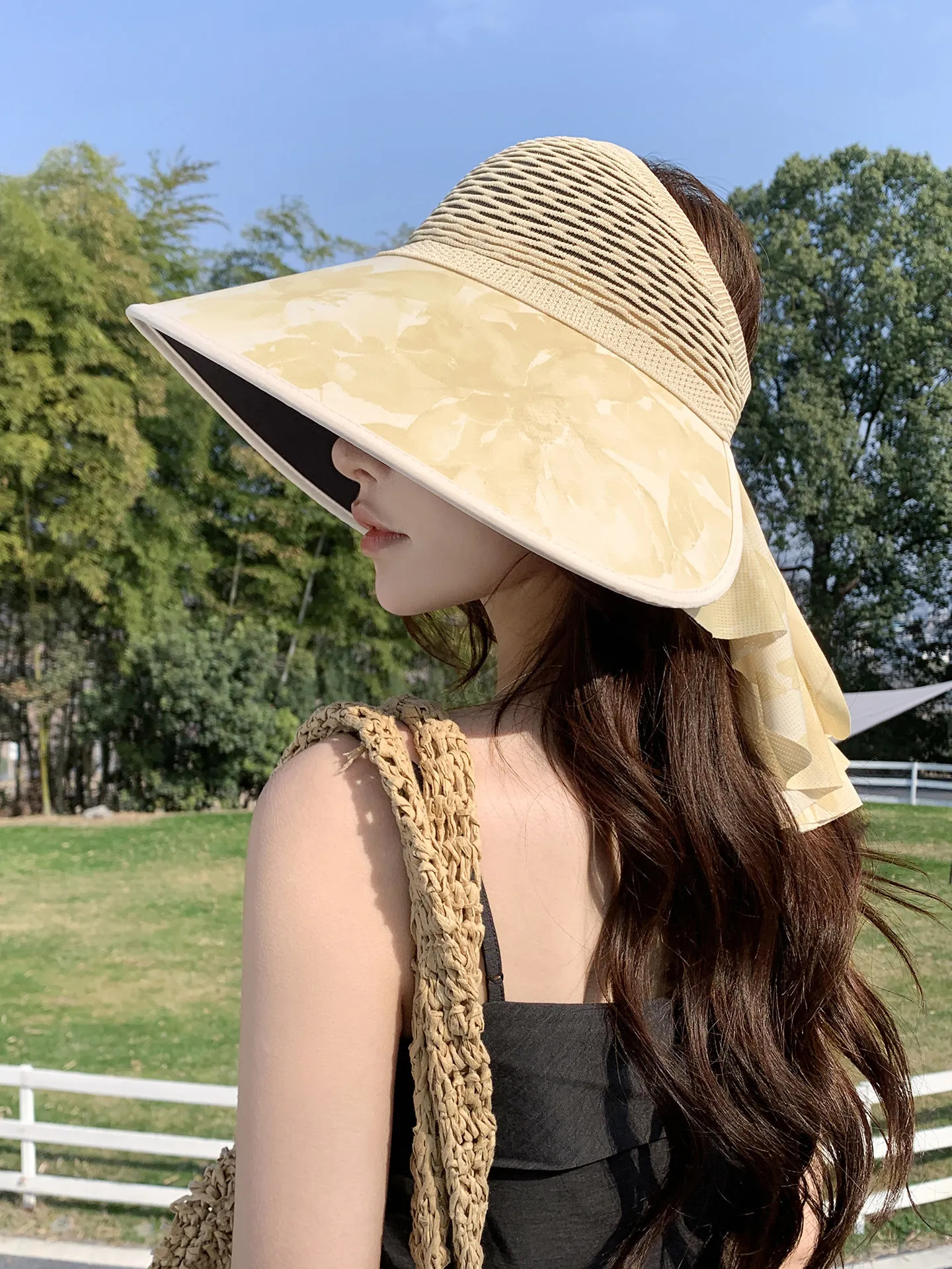 chapeu-feminino-de-protecao-solar-com-aba-longa-integrada-e-topo-aberto-novo-estilo-primavera-verao-bone-de-pesca-com-protecao-para-o-pescoco