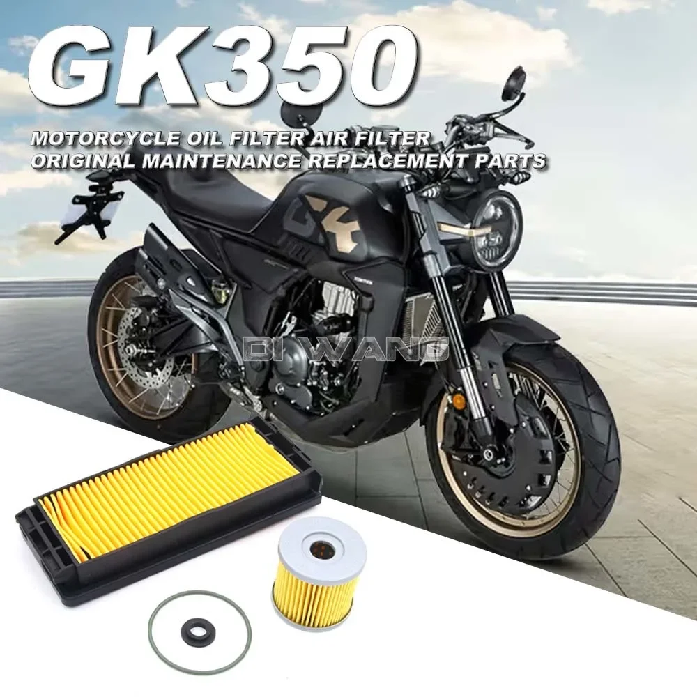 

GK 350 Motorcycle Original Oil Filter Air Filter Accessories FOR ZONTES ZT GK350 ZT 350-R 350-T ZT350-X1 350-VX 350-GK