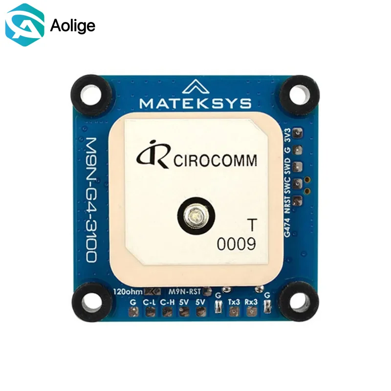 

MATEKSYS MATEK AP_PERIPH M9N - G4 - 3100 DroneCAN GNSS Module - RM3100 Compass, GPS G474 CAN, UART_MSP, CAN FD Compatible