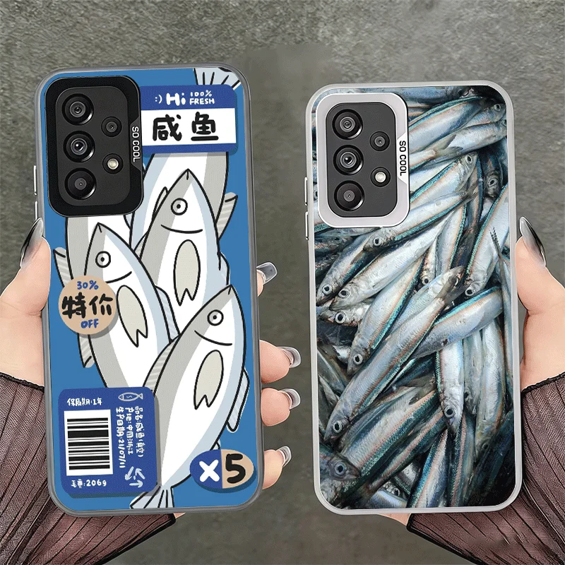 Discounted Salted Fish Soft Phone Case for Samsung A17 A16 A15 A14 A13 A57 A56 A55 A54 A53 A37 A36 A35 A34 A33 A26 A25 A24 A23 A