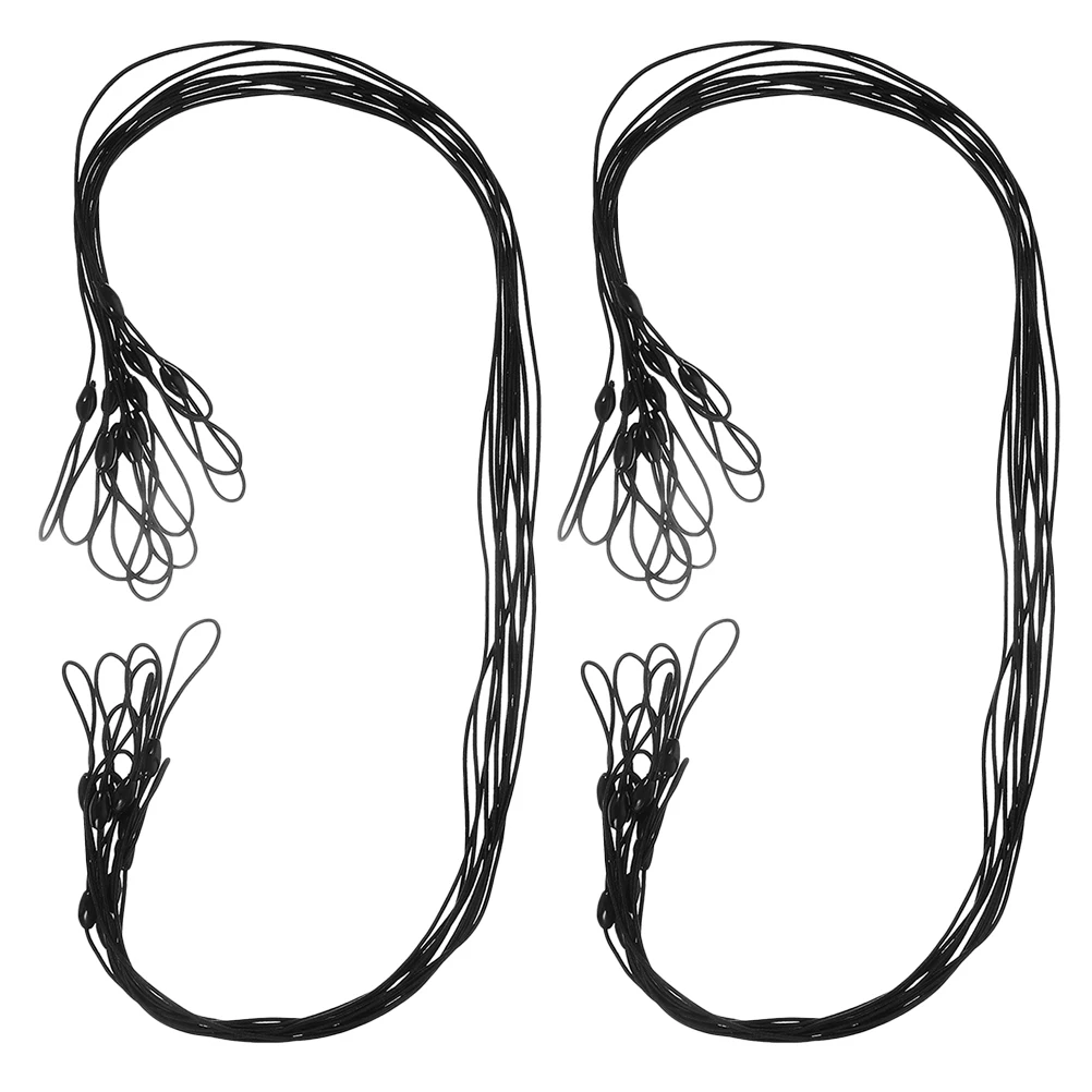 

50 Pcs Stylus Pen Lanyard Bungee Cord Elastic Anti-lost Spring Rope Tethers for Plastic Loss