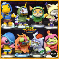 Digimon Adventure Third 03 Series Blind Box Toy Doll Cute Kawaii Anime Figure Agumon Gabumon Patamon Tailmon Tentomon