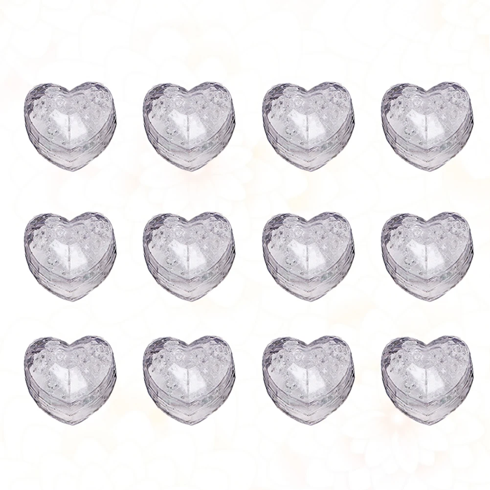 

12Pcs LED Colorful Ice Cube Lights Romantic Wedding Festival Party Supplies for Ktv Bar Club Glowing Decorations