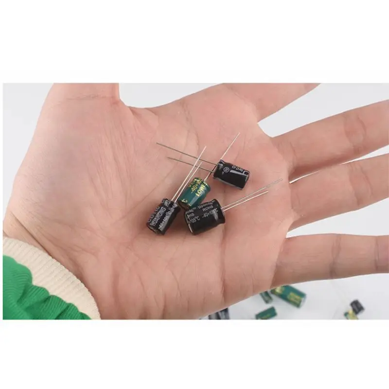 10pcs 160V/250V/400V 100uF Electrolytic Capacitor