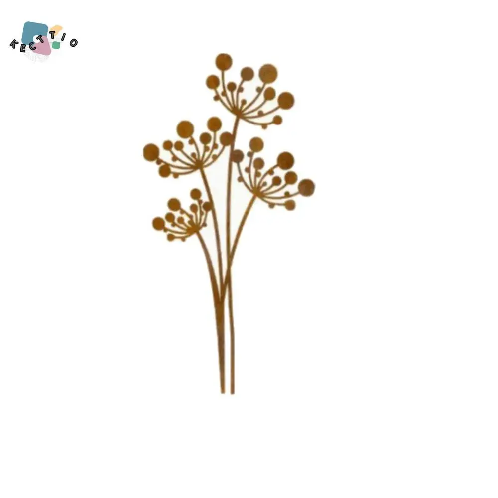 

Creative Metal Decorative Rusty Stake Antique Design Art Ground Stake Plant Shaped Garden Pile Bonsai