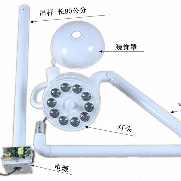 

Ceiling LED Surgical Examination Light Surgical Clinic Cosmetic Tattoo Dental Debridement Laboratory