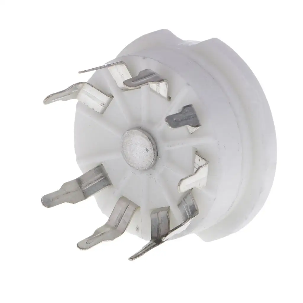 High Quality 9pin Vacuum Tube Socket Ceramic PCB Mount for Hifi Audio Testing and Repair