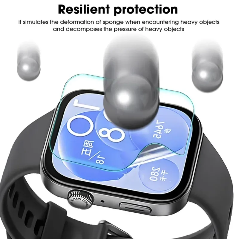 Película de hidrogel Flexible suave para Huawei Watch Fit 3, Protector de pantalla HD, película protectora transparente, accesorios de cubierta de reloj inteligente