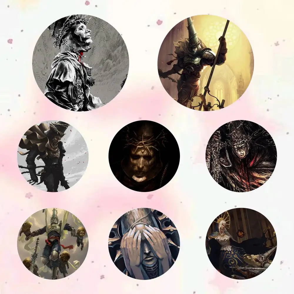 Épinglettes de jeu, anime et manga Blasphemous, badges de dessin animé, accessoires de bijouterie pour sacs à dos, vêtements, cols et revers.