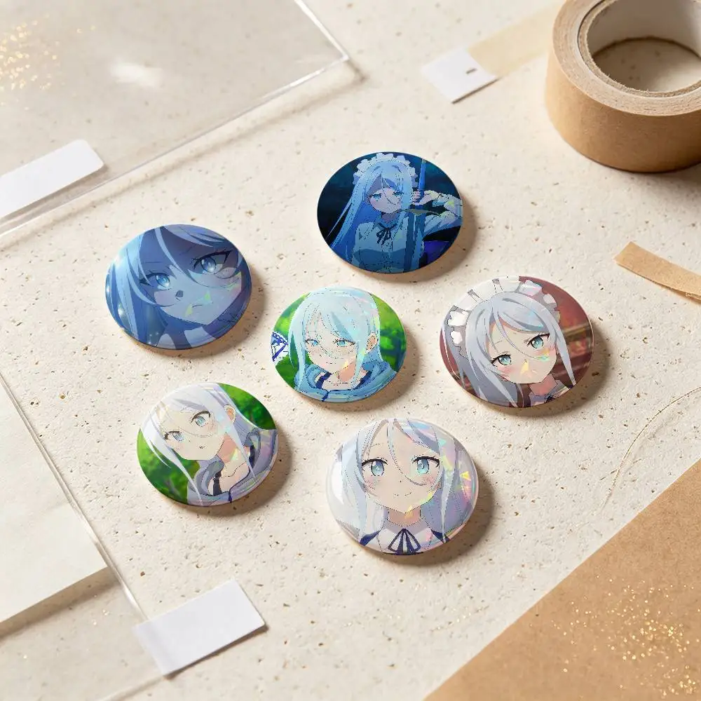 Sylpha Langlis Anime Figure Badges Button Round Creative Pin Brooch Badge Bag Decor Accessories Fans Collect Friends Gifts