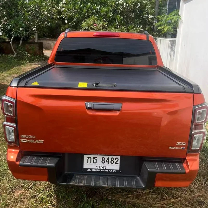 pickup tail box truck bed retractable roller lid Tonneau cover For Amarok Hilux Ranger NP300 Triton l200 Dmax d-max