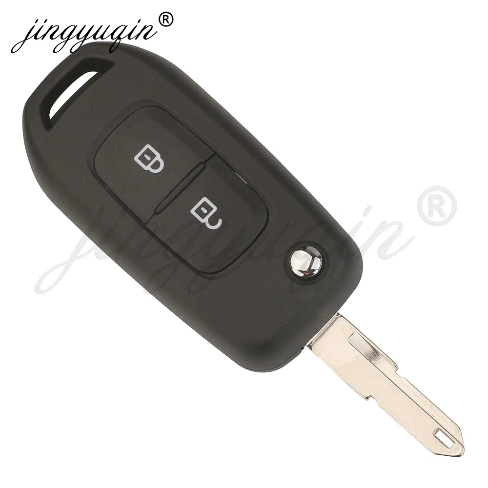 jingyuqin Modified Flip Car Remote Key Shell For Renault Trafic Master Kangoo Movano Transmister Opel Vivaro Vauxhall 2003-2012