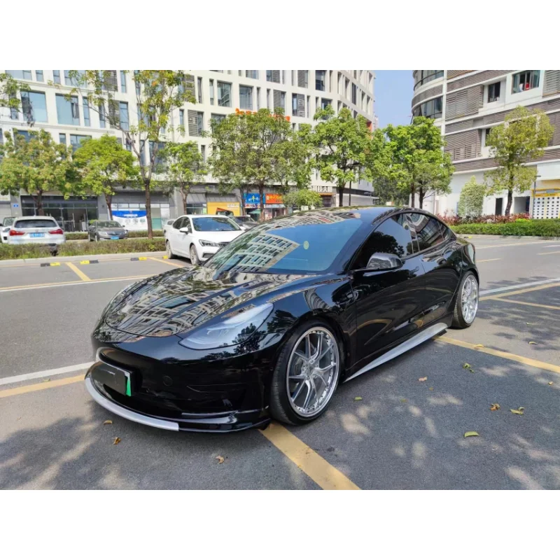 Model3 NC-002 Style Glossy Black Front Lip Side Skirts Rear Diffuser For Tesla Model3 Body Kit