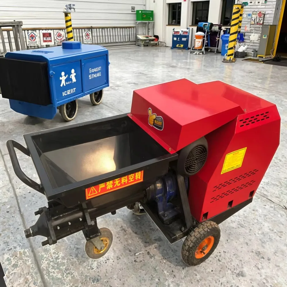 

PlasteSpraying Pump Machine Cement Plaster Spraying Machine High Power Automatic Discharge Concrete Wall Coating Customized