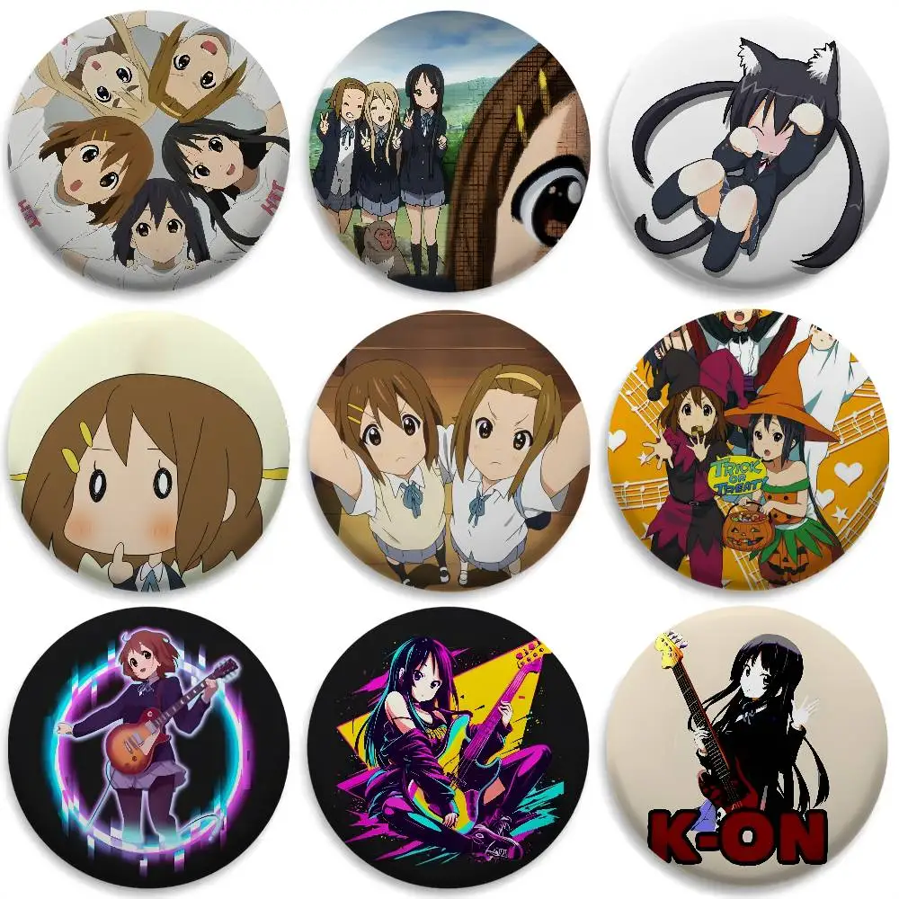 

K-ON! Anime Cute Cartoon Gifts for Fans Badges Exquisite Badge Brooches Creative Pins for Clothes Hat Backpack Gift Accessories