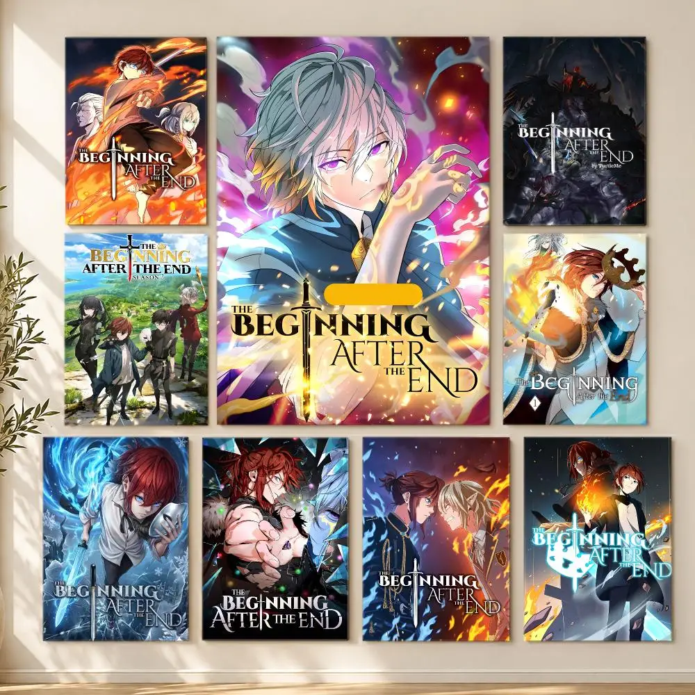 comic The Beginning After the End Poster HD Poster Printing Self Adhesive Poster for Living Room Bedrooms Home Decor Gift