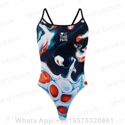 One Piece Sexy Swimsuit Women Thin Belt Swimsuit Training Swimwear Backless Bathing Suit Beachwear Swim Wear Monokini