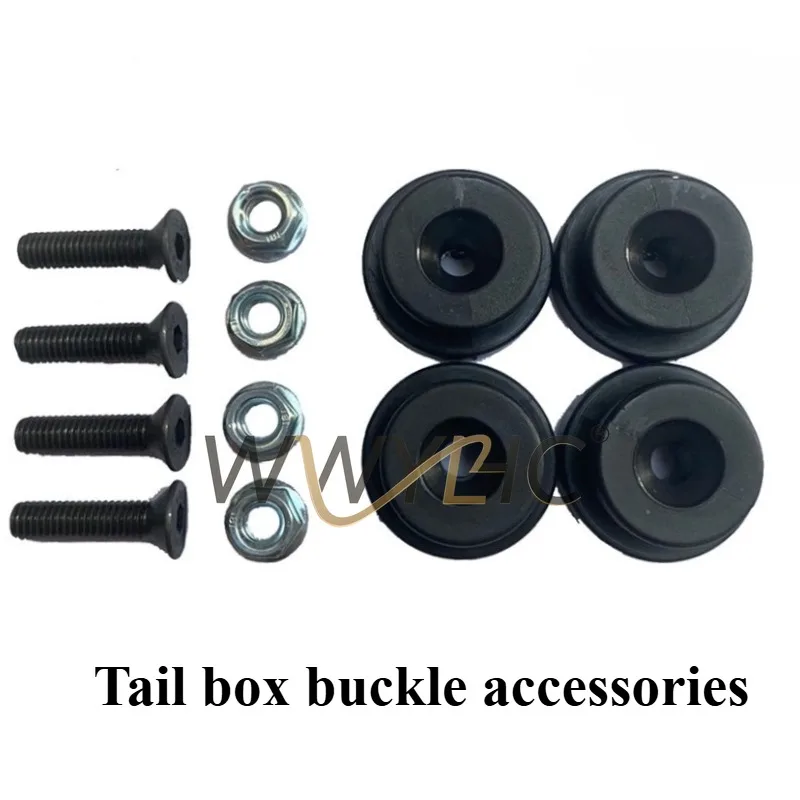 

Suitable for General Quick Release Base Pad of Motorcycle Tail Box Aluminum Alloy Pad Motorcycle Aluminum Alloy Tail Box Buckle