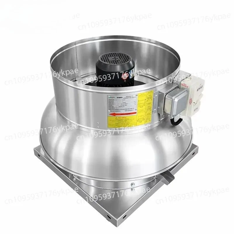 Commercial Kitchen Top-blowing AC Exhaust Fan 380V 50Hz Stable Continuous Operation