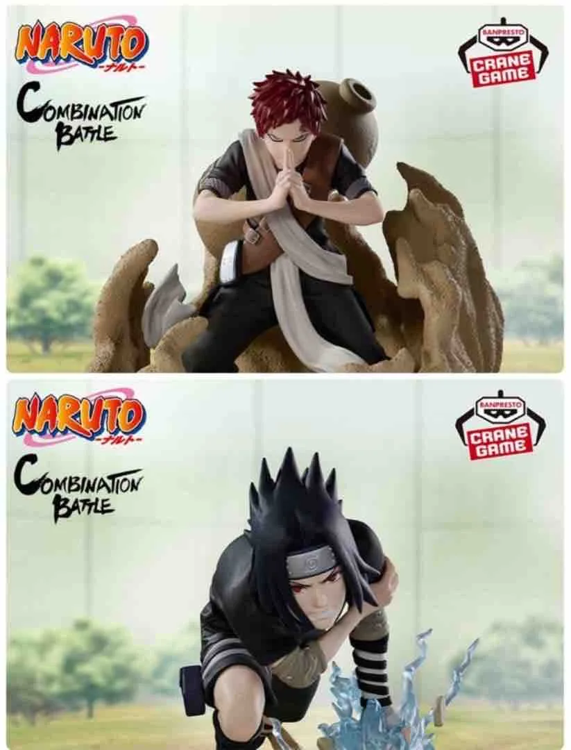 

In Stock Genuine BANPRESTO Combination Battle 2 Naruto Uchiha Sasuke Gaara Figure Anime Model Toy