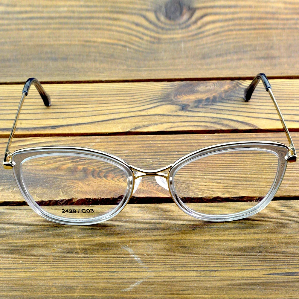 

Очки для чтения оверсайз с овальной оправой, прозрачная оправа с золотыми дужками, титановые очки для чтения для мужчин и женщин, диоптрии от +0.75 до +4.00