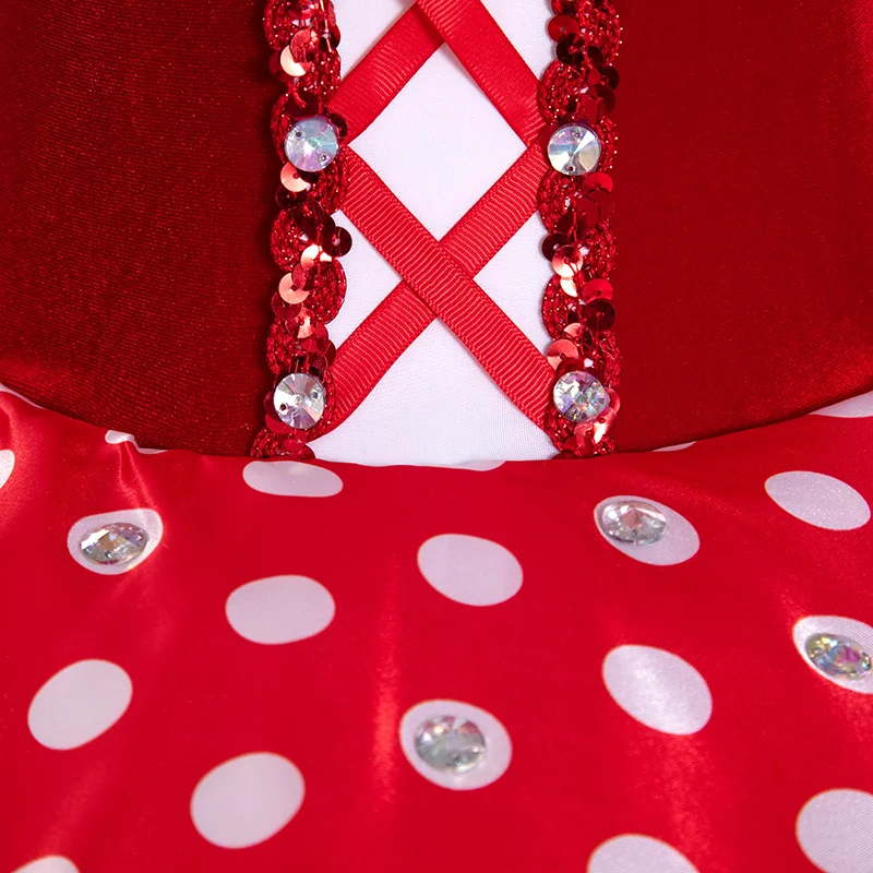 Czerwona długa spódnica baletowa tutu sukienka dla kobiet dziewcząt strój do występów, kostium do tańca łabędziego brzucha, vestidos