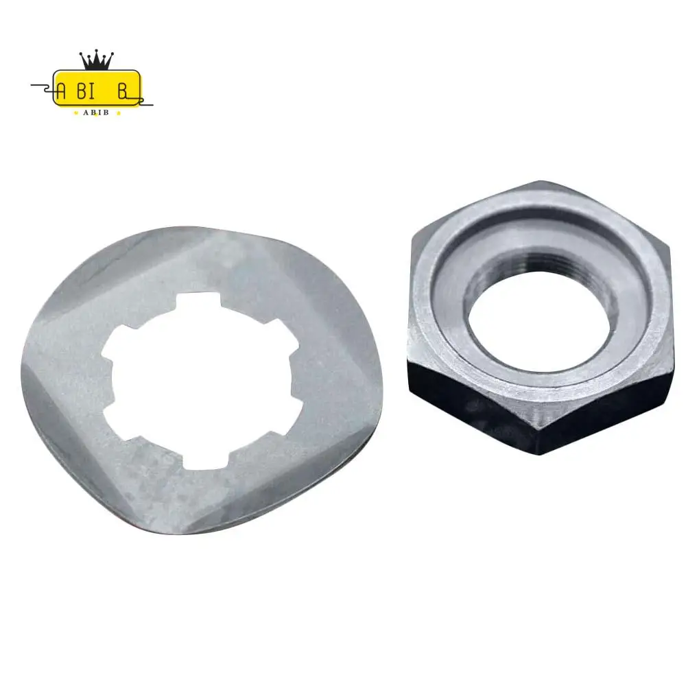 ABIB -For Yamaha Banshee YFZ350 YZF600R FZS 600 Front Sprocket Nut Lock Washer 90179-18020-00/90215-21239-00