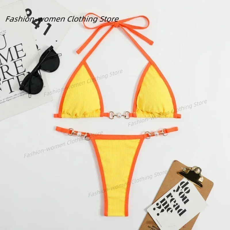 

Sexy TwoPieces Bikini Set Women Random Print Bikini Set Push-Up Swimsuit Sandbeach Swimwear Bathing Suit