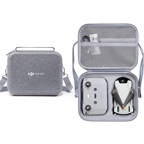 Mini Estuche de transporte portátil 3, bolso de hombro de almacenamiento duro de EVA, bolso de batería con mando a distancia para accesorios de Dron DJI Mini 3