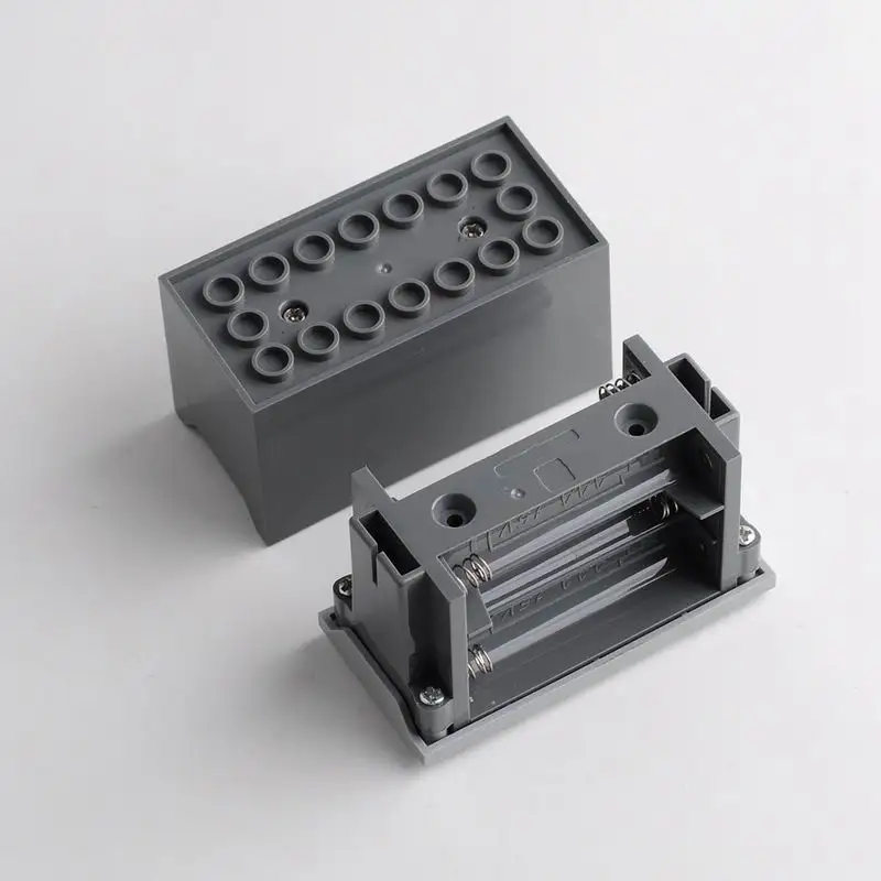 Moc 88000 caixa de bateria aaa blocos de construção funções de energia 1/2/4 peças opcionais para modelos de carros de trem técnico