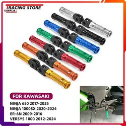 FootPegs Footrest Pedal Adapter For KAWASAKI ER6N ER6F ER4N VERSYS 650 1000 Z650 NINJA 650 ZX6R ZX9R ZX12R ZX14R Z900SE Z 1000SX