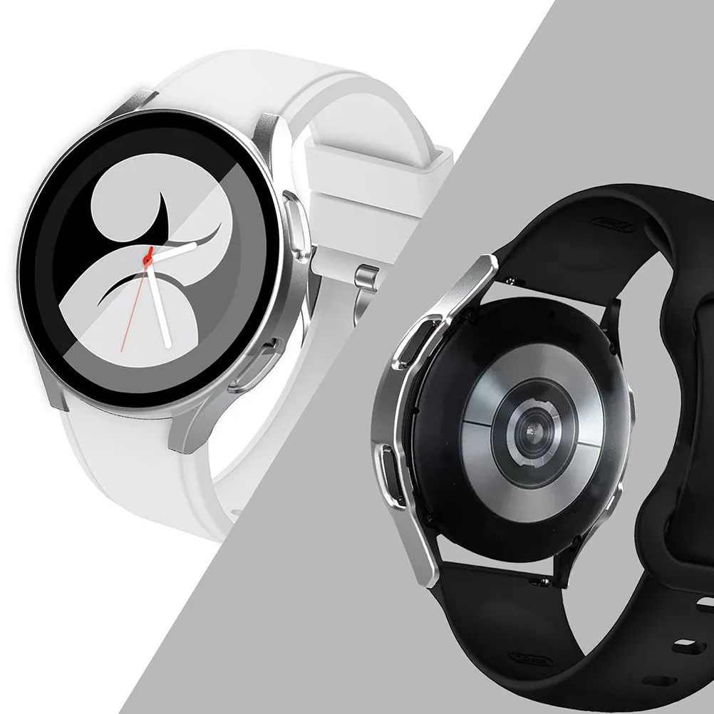 2Pcs Wear Resistant Pc Watch Screen Cover for Watch4 40Mm Slim Protective Case All Sides Shield Anti Scratch Dust Proof