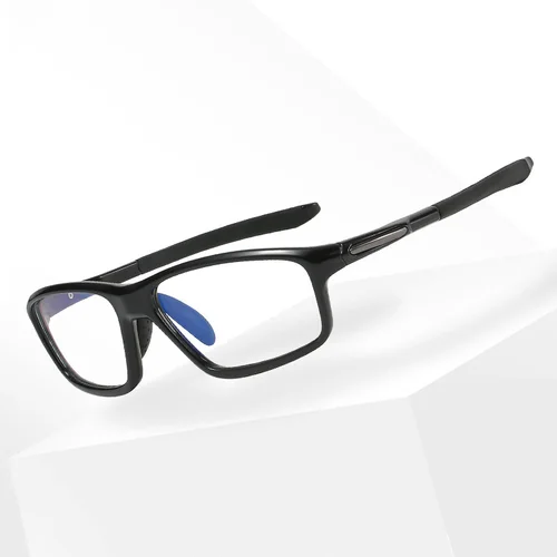 Imagen 2 del producto Montura de gafas deportivas antideslizantes ultraligeras ópticas para hombre y mujer TR90, gafas graduadas para miopía con borde completo para gafas al aire libre
