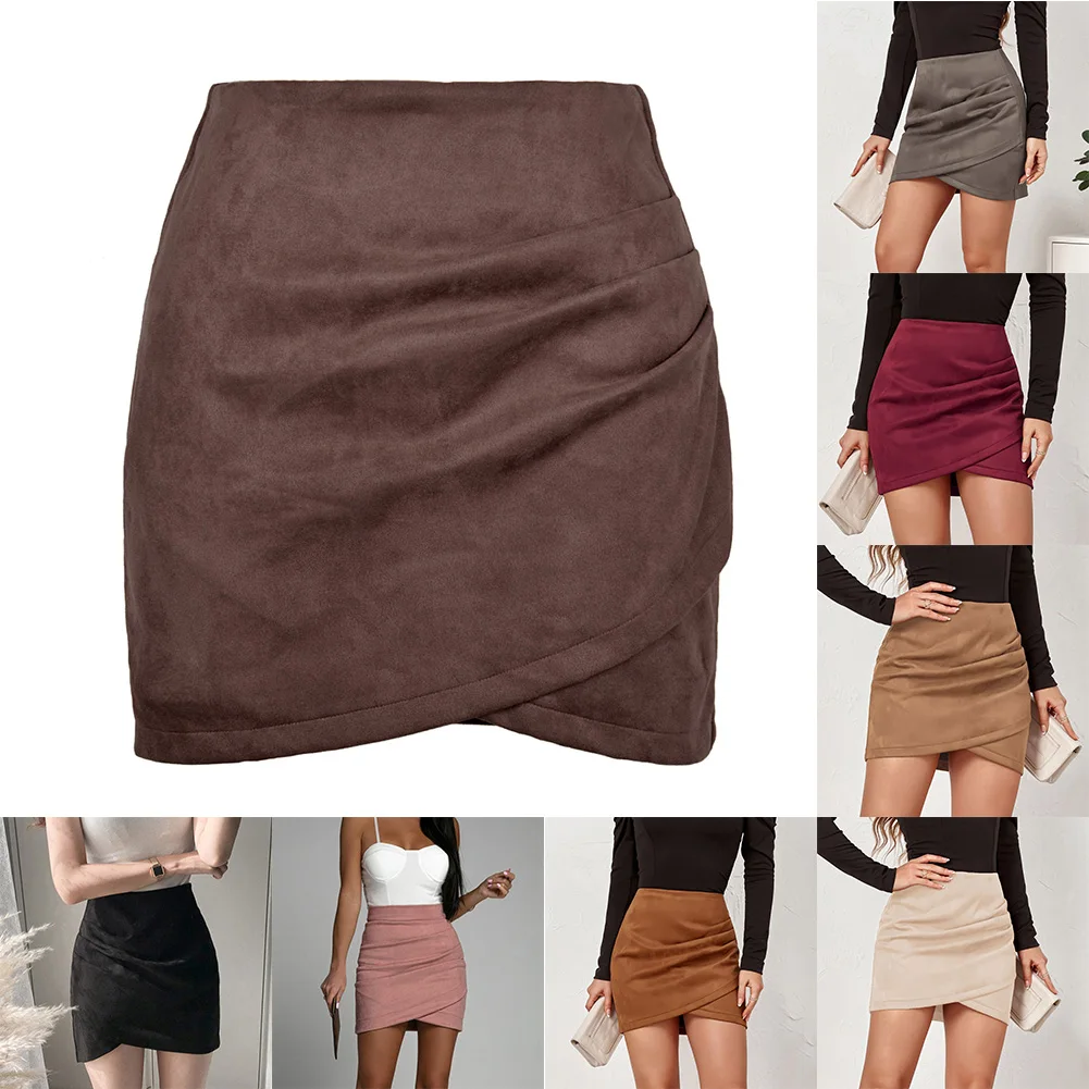 คอลเลกชันฤดูใบไม้ร่วง Beige เอวสูงกระโปรงจีบกระโปรงแฟชั่นฤดูใบไม้ร่วง Emo ฤดูใบไม้ผลิฤดูใบไม้ร่วงกระโปรงแฟชั่นอเนกประสงค์กระโปรง