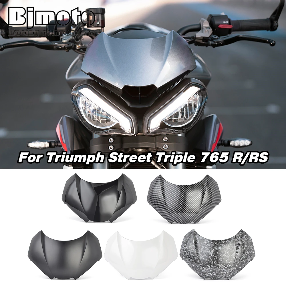 Headlight Fairing Upper Top Cover Bodywork Protection Cowl For Triumph Street Triple 765R 765RS 2020-2022 Triple765R Triple765RS