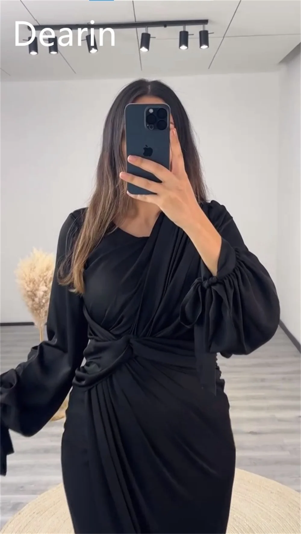 Customized Evening Dress Prom Gown Party Occasion Formal YPMWZX Scoop Neckline Column Floor Length Skirts Vertically Bespoke Occ