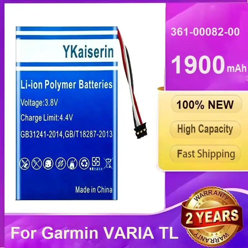 

Сменный аккумулятор YKaiserin 1900 мАч 361-00082-00 для Garmin VARIA TL